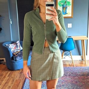 ASOS Collision Double Zip Top